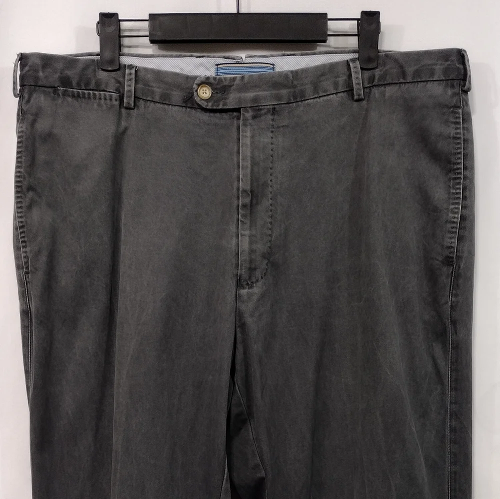 Vintage Peter Millar Pima Cotton Pants Mens 36 Gray Casual Comfy Retro 90s Y2K - Picture 2 of 7